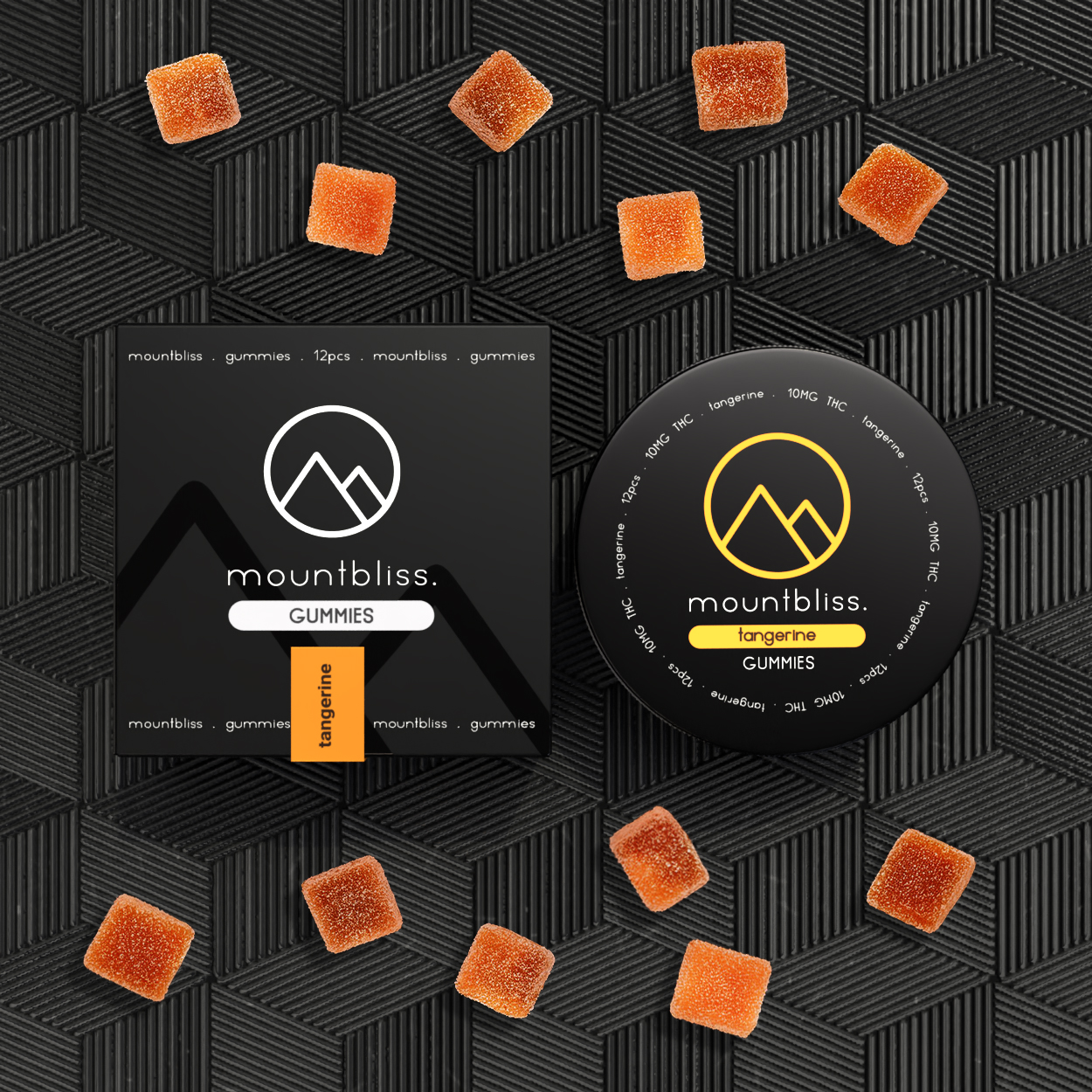 Tangerine Gummies 10MG THC