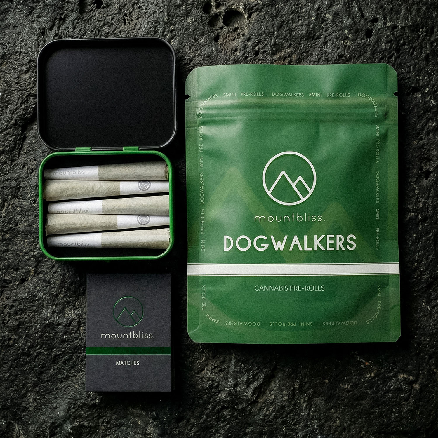 Dogwalkers 1.75G Mini Dog THC Pre-Rolls