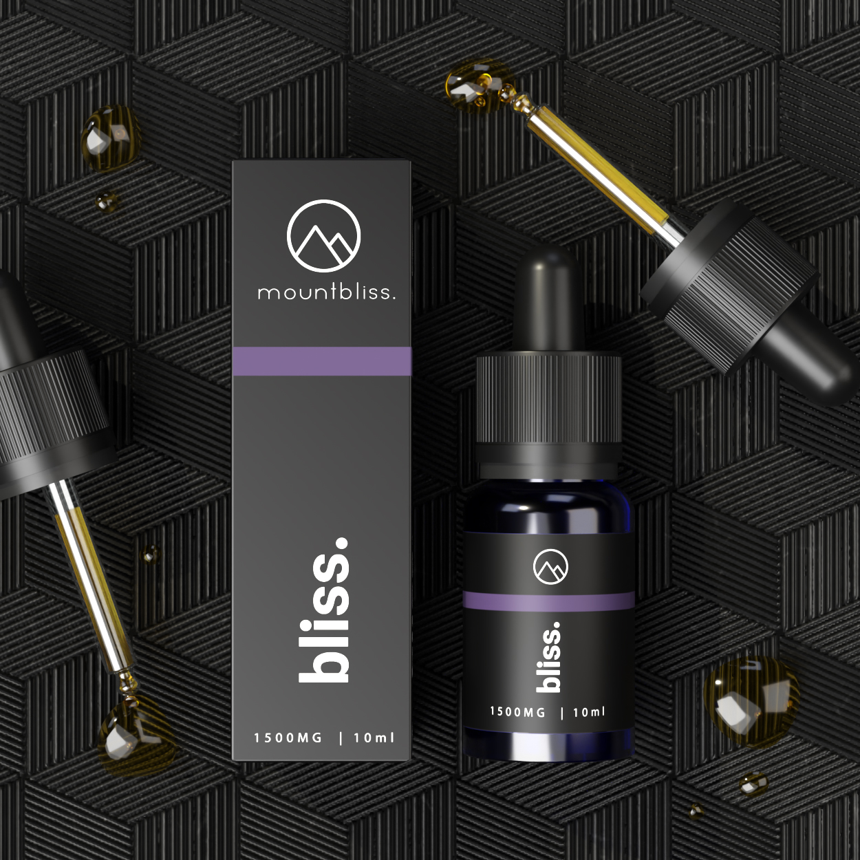 Bliss Effect THC Drops 1500MG