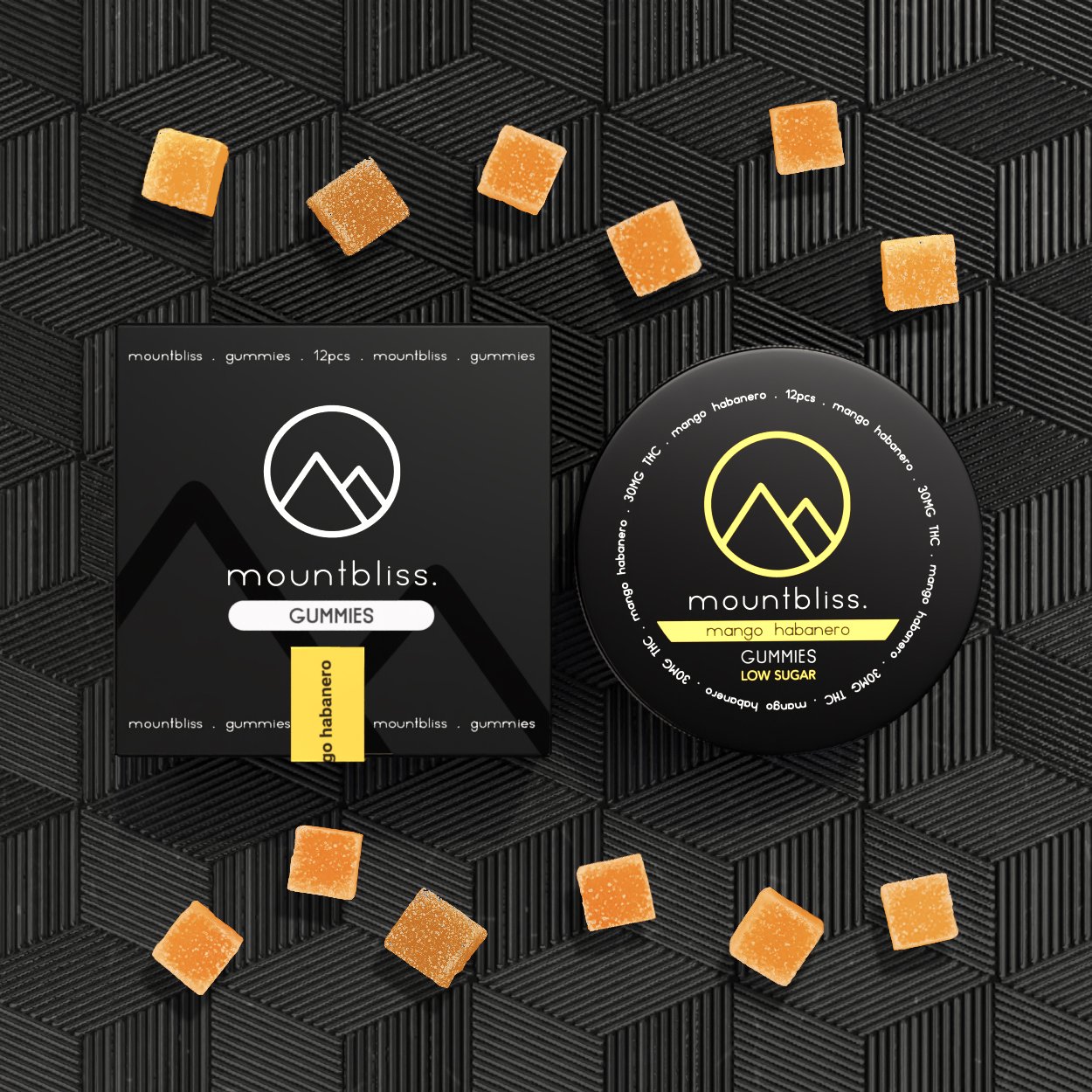 Mango Habanero Gummies 30MG THC