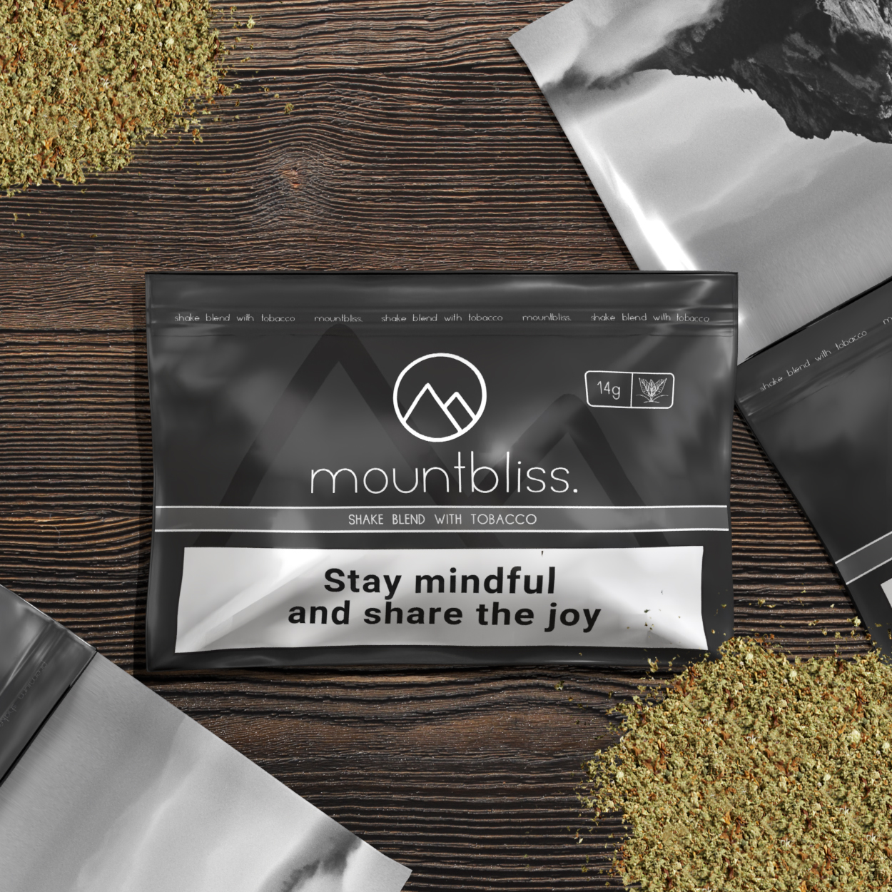 THC Shake+Tabacco Blend 14G