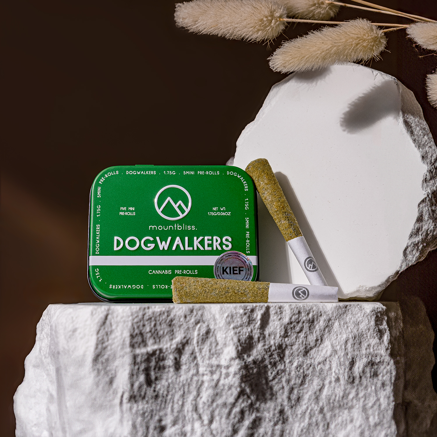 Dogwalkers Kief Dusted THC Pre-Rolls