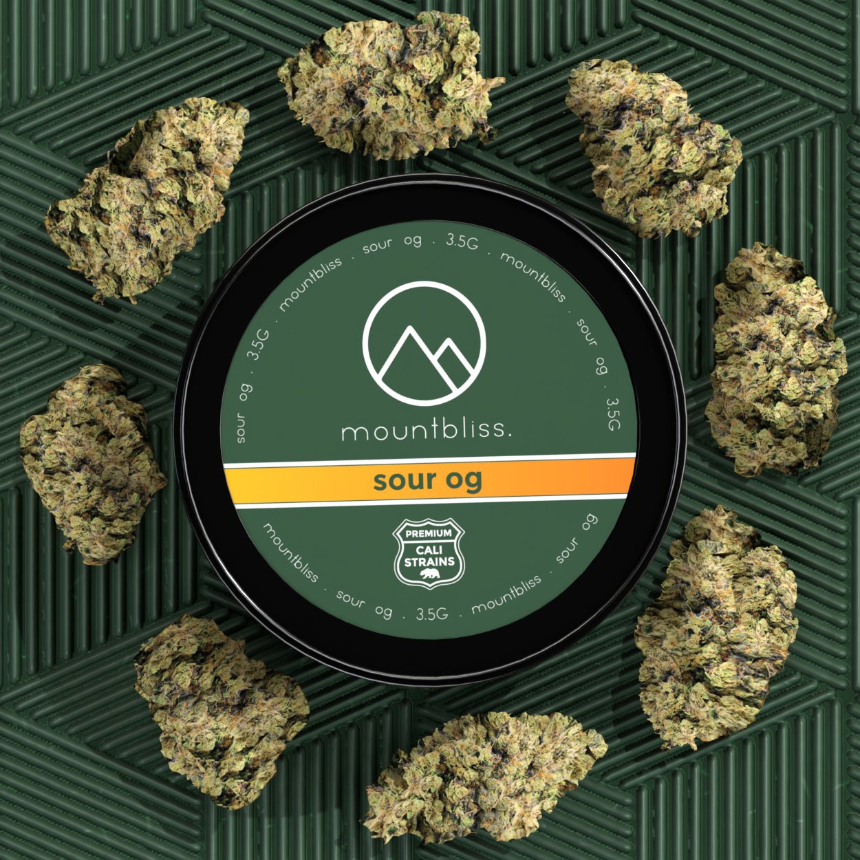 Sour OG 3.5G THC Cali Flower