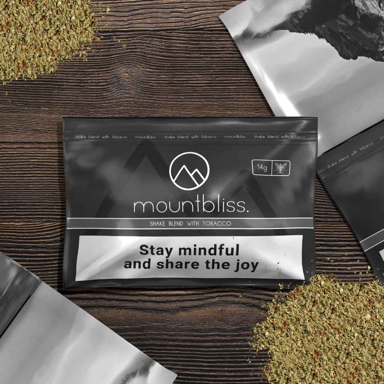 THC Shake+Tabacco Blend 14G